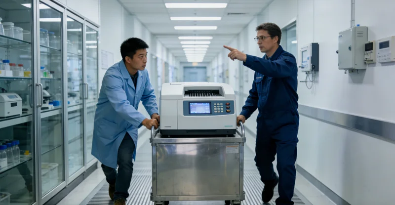 穆棱女性在医院咨询医生关于基因