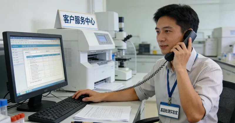 上海遗传咨询中心顾问与咨询者面