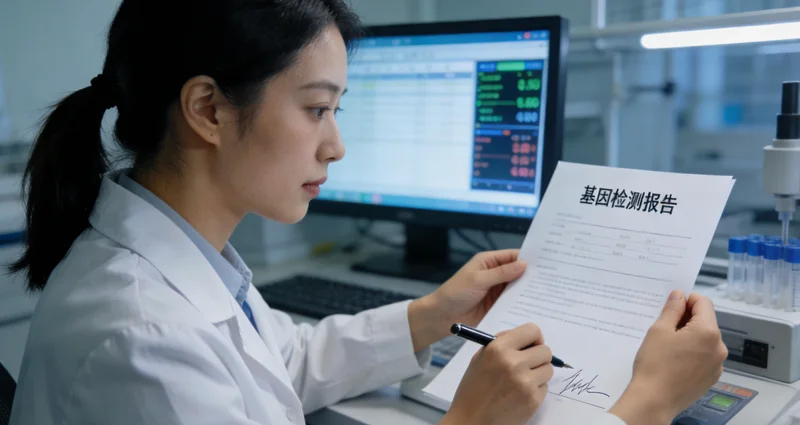 曲靖基因检测报告与医生解读场景