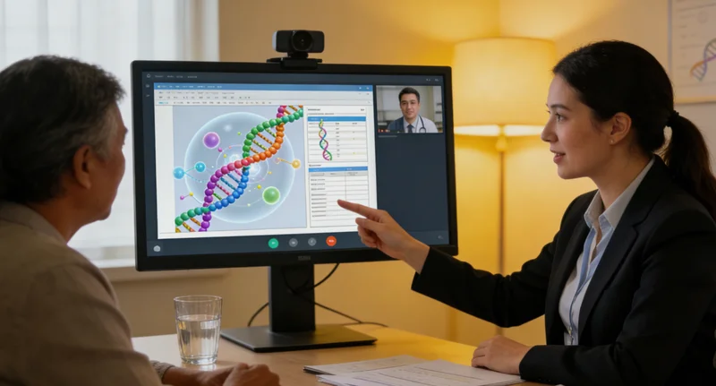 承德遗传咨询场景医生向患者解释