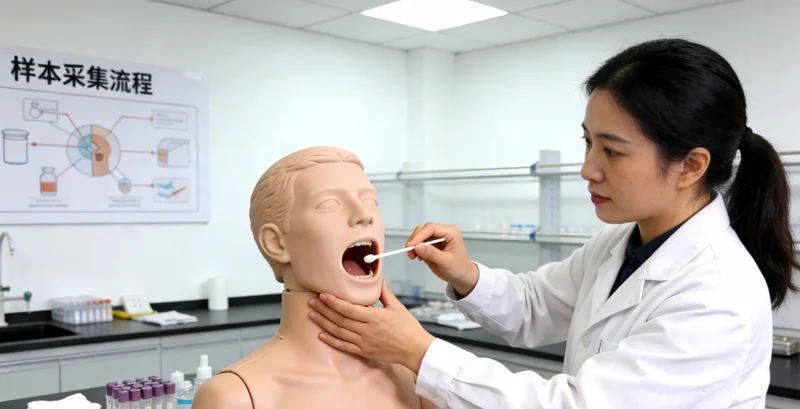 沈阳基因检测采样过程示意