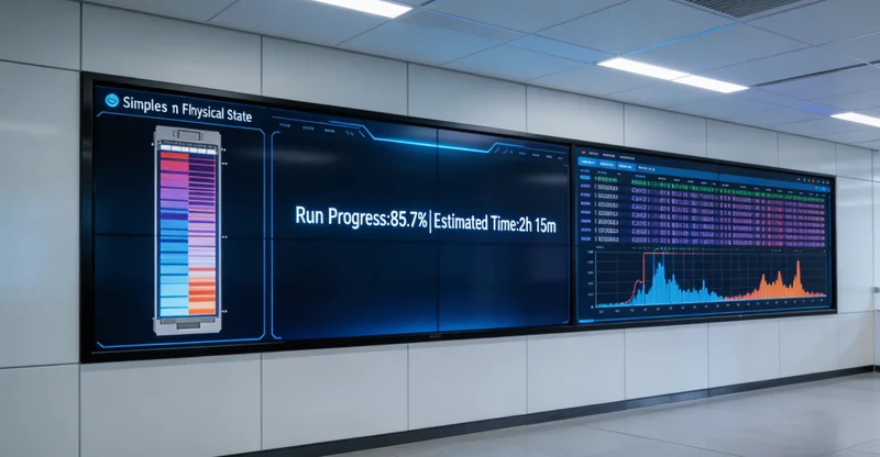 专业基因测序实验室内部工作场景