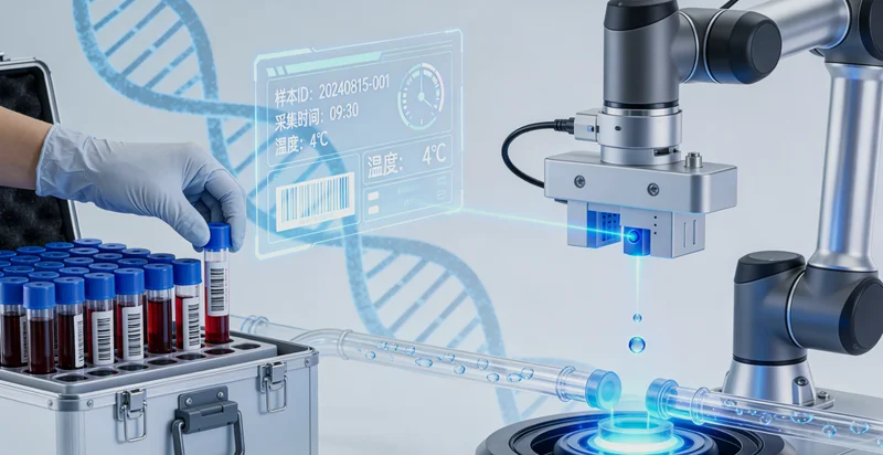 喀什医院进行基因检测采血取样操