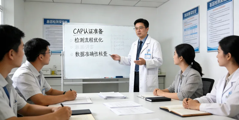 随州家庭共同查看和讨论基因检测