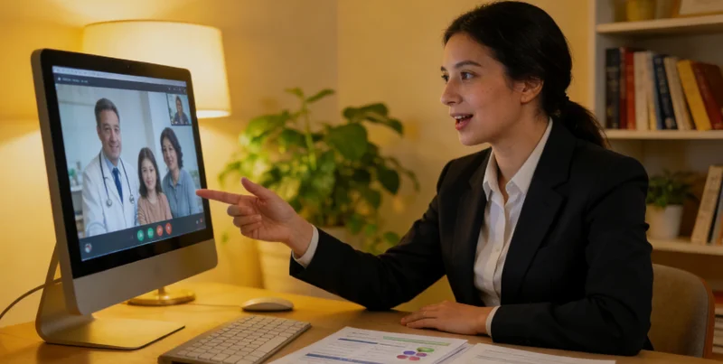 华阴医学专家与患者沟通健康报告