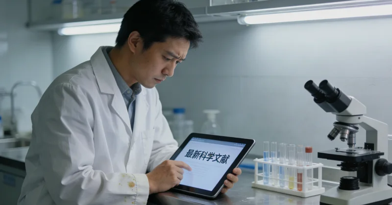 基因测序实验室内部高科技设备工