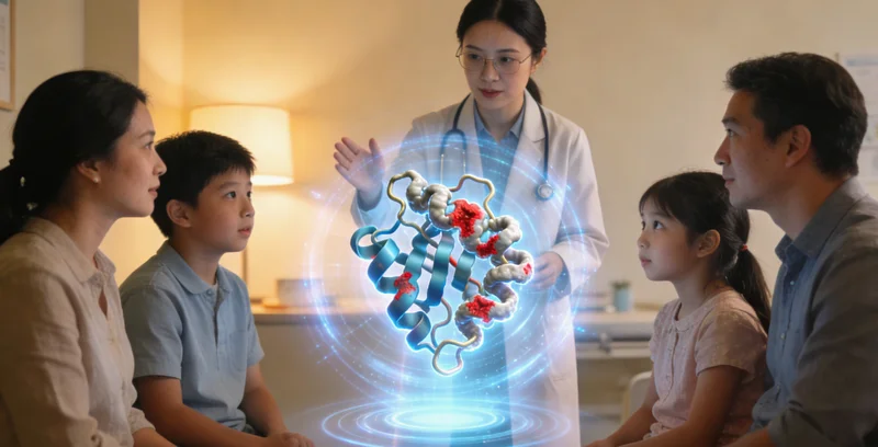 永城遗传咨询医生与家庭亲切沟通