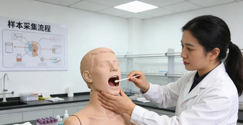 甘南居民进行基因检测口腔拭子采