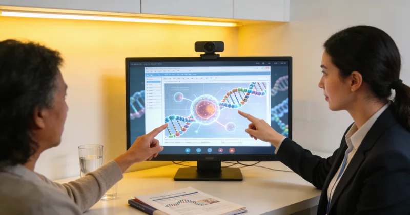 雷州医生与居民进行遗传咨询沟通