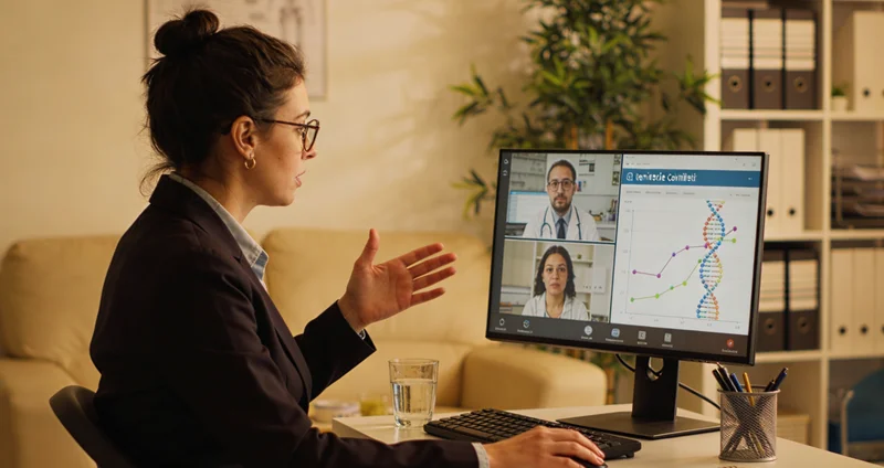 鄂尔多斯遗传咨询师为家庭解读基