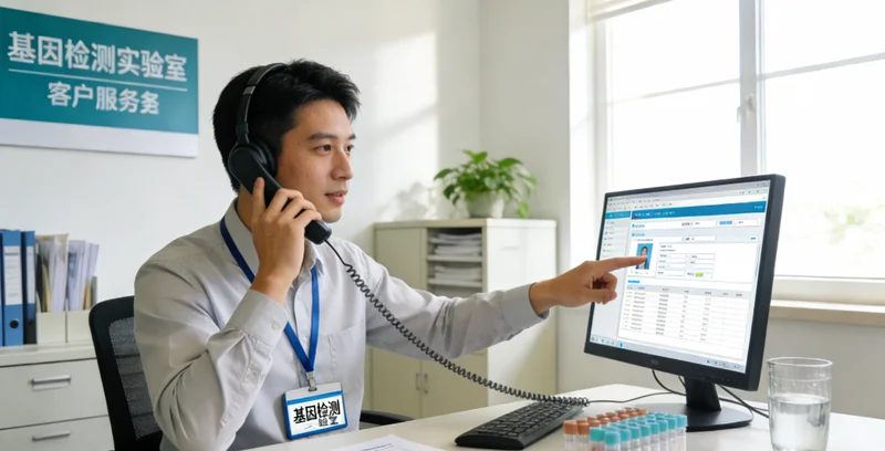 白银市医生为患者解读基因检测报