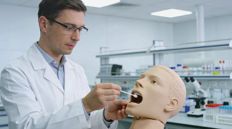 济宁本地基因检测采样过程展示