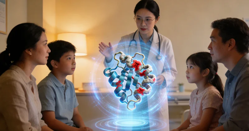 齐齐哈尔市民在医院进行遗传咨询