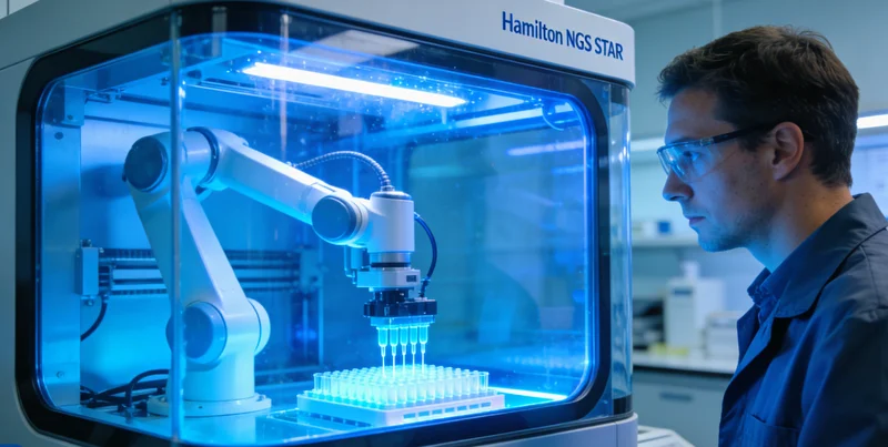 江山医院病理科医生进行组织切片