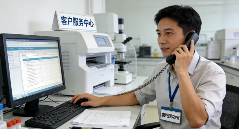 萍乡市民在医院进行遗传咨询沟通