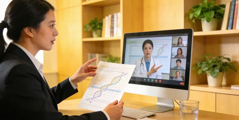 禹州专业遗传咨询场景，顾问与客