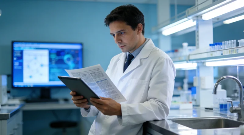 长治万核基因实验室技术人员进行