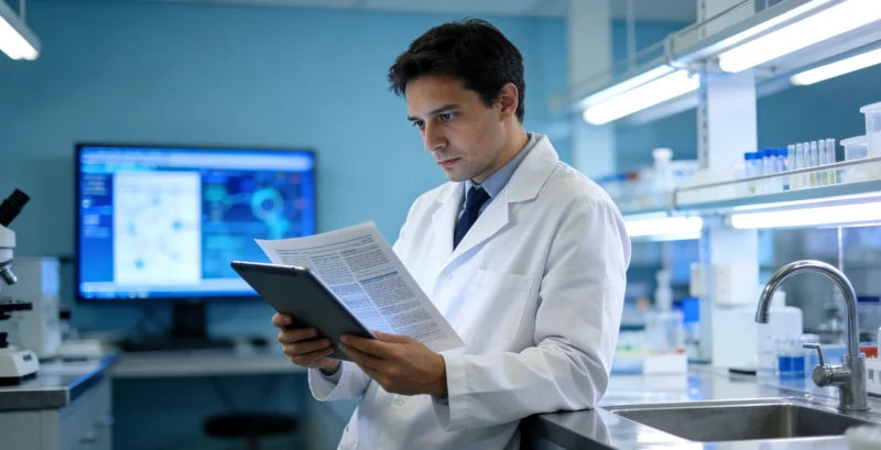 权威医学检验所基因测序实验室内