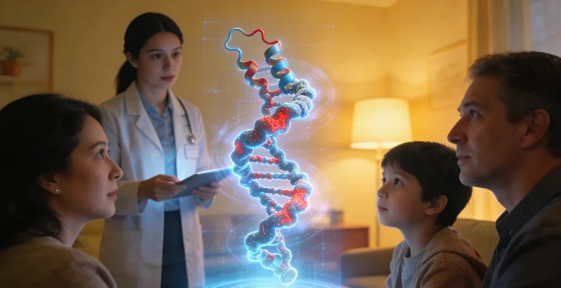 海安遗传咨询师与女性咨询者亲切