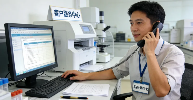 宜昌遗传咨询专家与患者亲切交谈