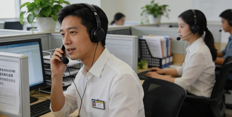 昌邑医院候诊区母女讨论病历的温