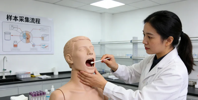 镶黄居民进行无痛基因检测采样示