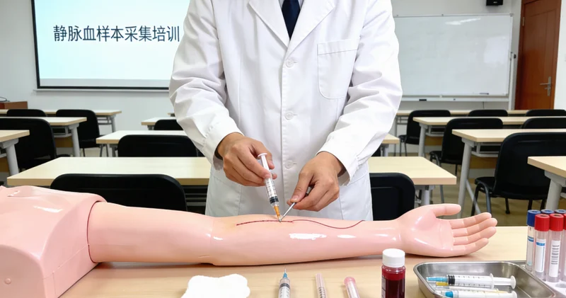 永州护士为居民进行基因检测静脉