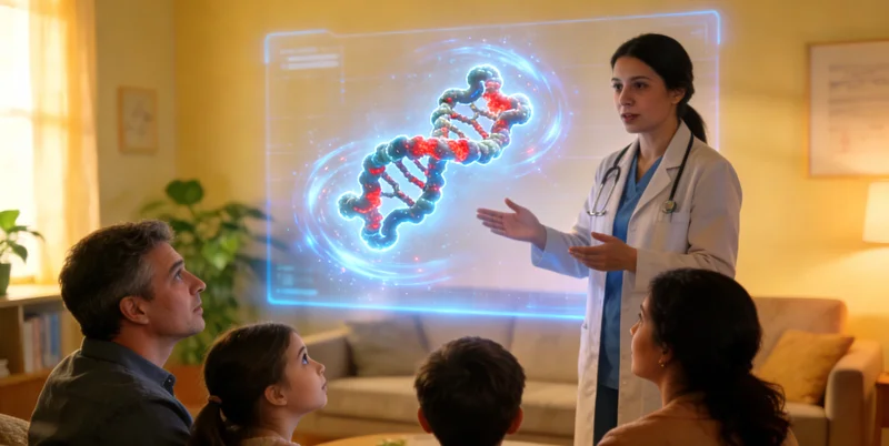 临沧家族遗传咨询与基因检测示意