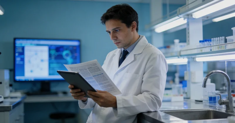 宁国基因检测实验室技术人员进行