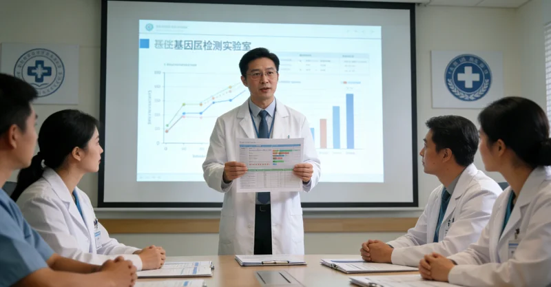 庄河市民与医生进行健康规划沟通