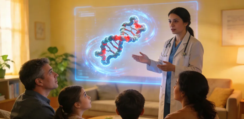 土左旗居民进行遗传咨询场景