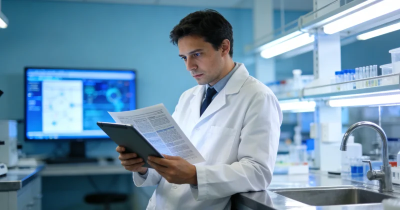 绥芬河基因检测实验室内部工作场