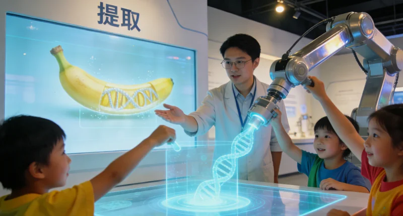 霸州母亲与孩子就遗传问题进行坦