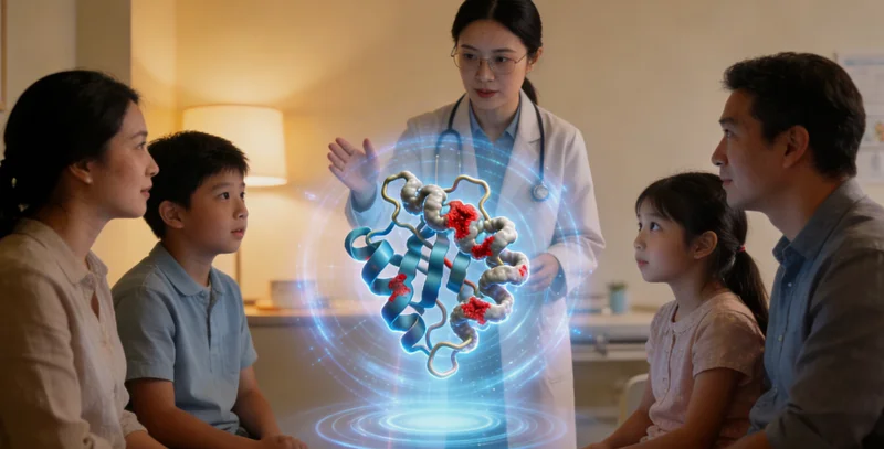 双辽遗传咨询医生向家庭解释Me