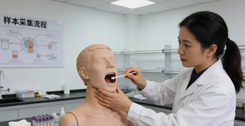 洪江基因检测采样简单流程示意
