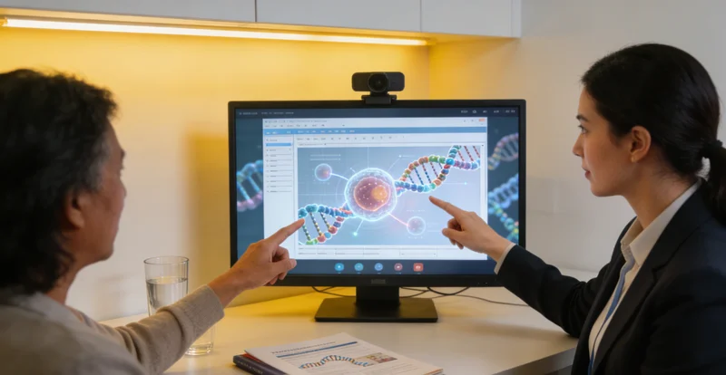 定州遗传咨询师与市民沟通家族健