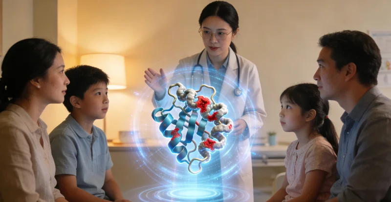 准旗居民与医生进行遗传咨询沟通