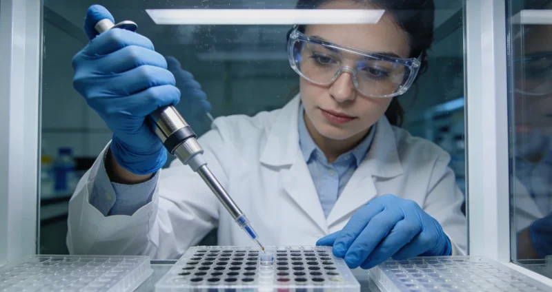 泊头基因检测原理示意图 DNA