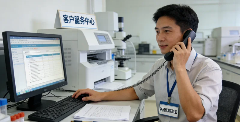 东港医院遗传咨询门诊场景