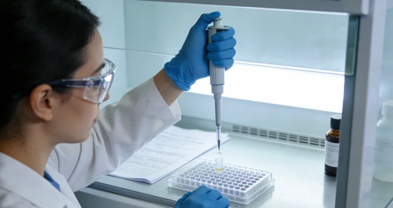 随州护士进行静脉采血用于基因检