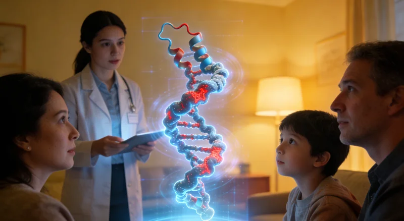 衡阳市民在医院与医生进行遗传咨