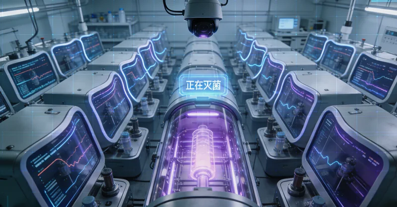 辉县基因检测实验室内景,技术人