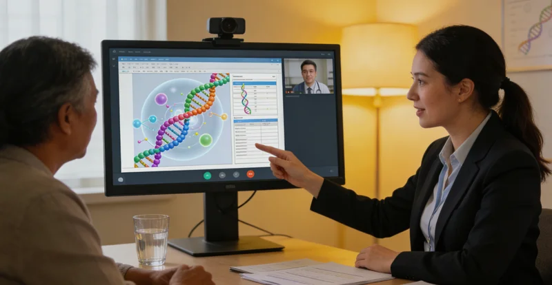 铁门关遗传咨询中心护士为家庭进