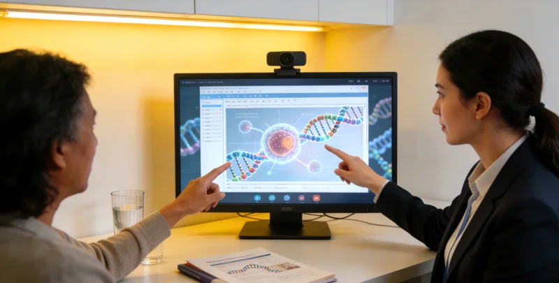 康定地区医生与患者进行遗传咨询