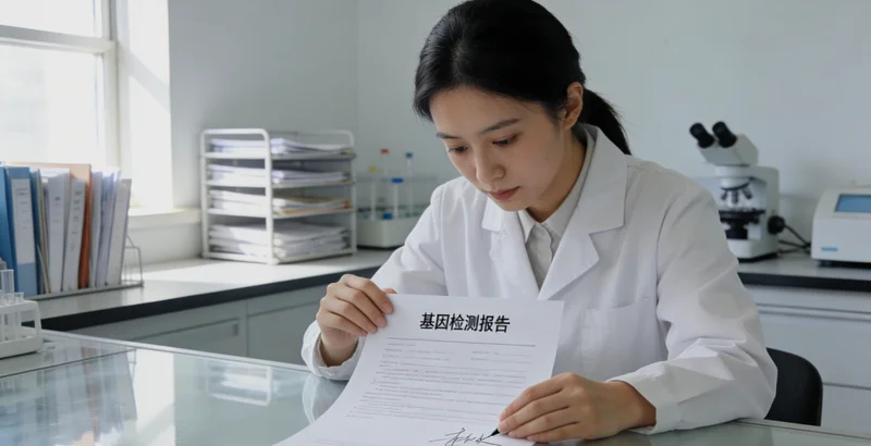 太原基因检测报告解读示意图