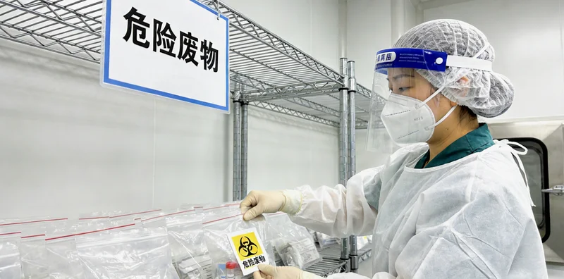 京山医院内抽血检测场景