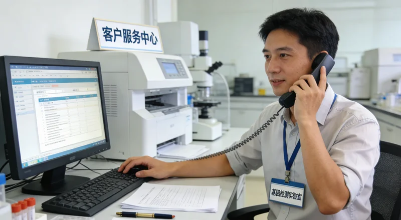 嘉峪关家庭共同查看基因检测报告