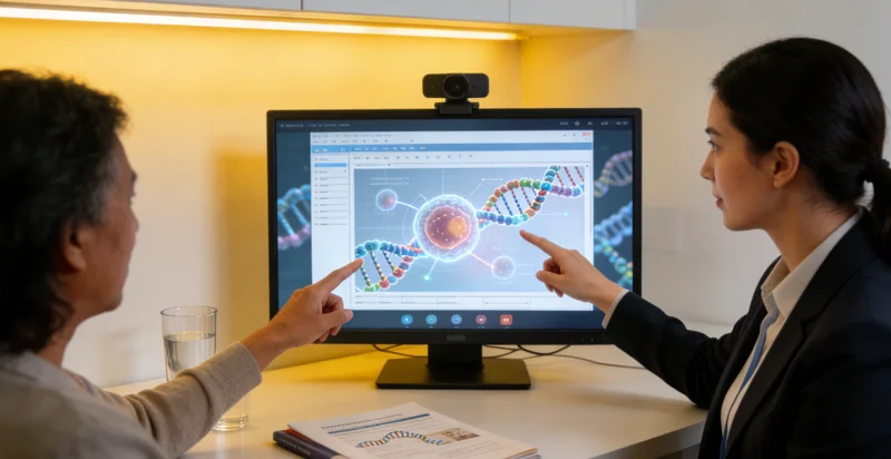 当阳遗传咨询家庭沟通场景图