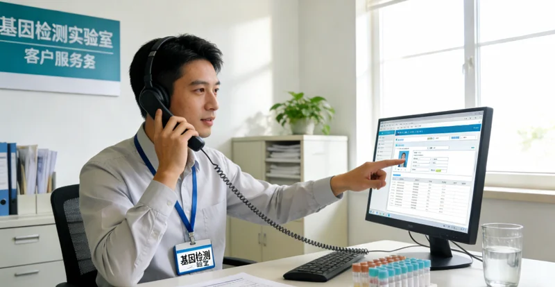 琼海遗传咨询师与咨询者沟通场景