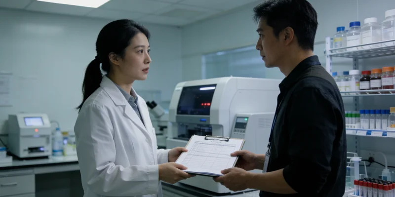 枣阳本地医生与患者家属沟通场景